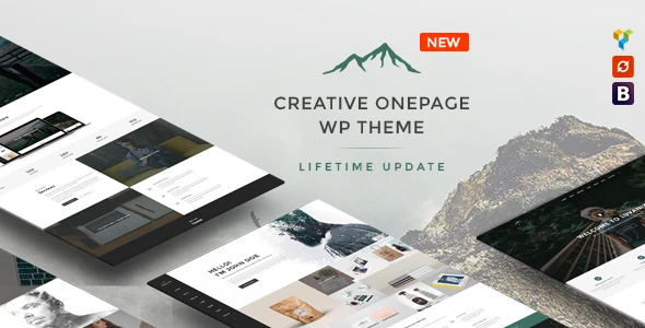 Luvaniz – Creative One Page WordPress Theme